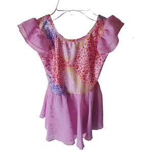 Arshiner Little Girls Dance Leotard Dress, Size 140